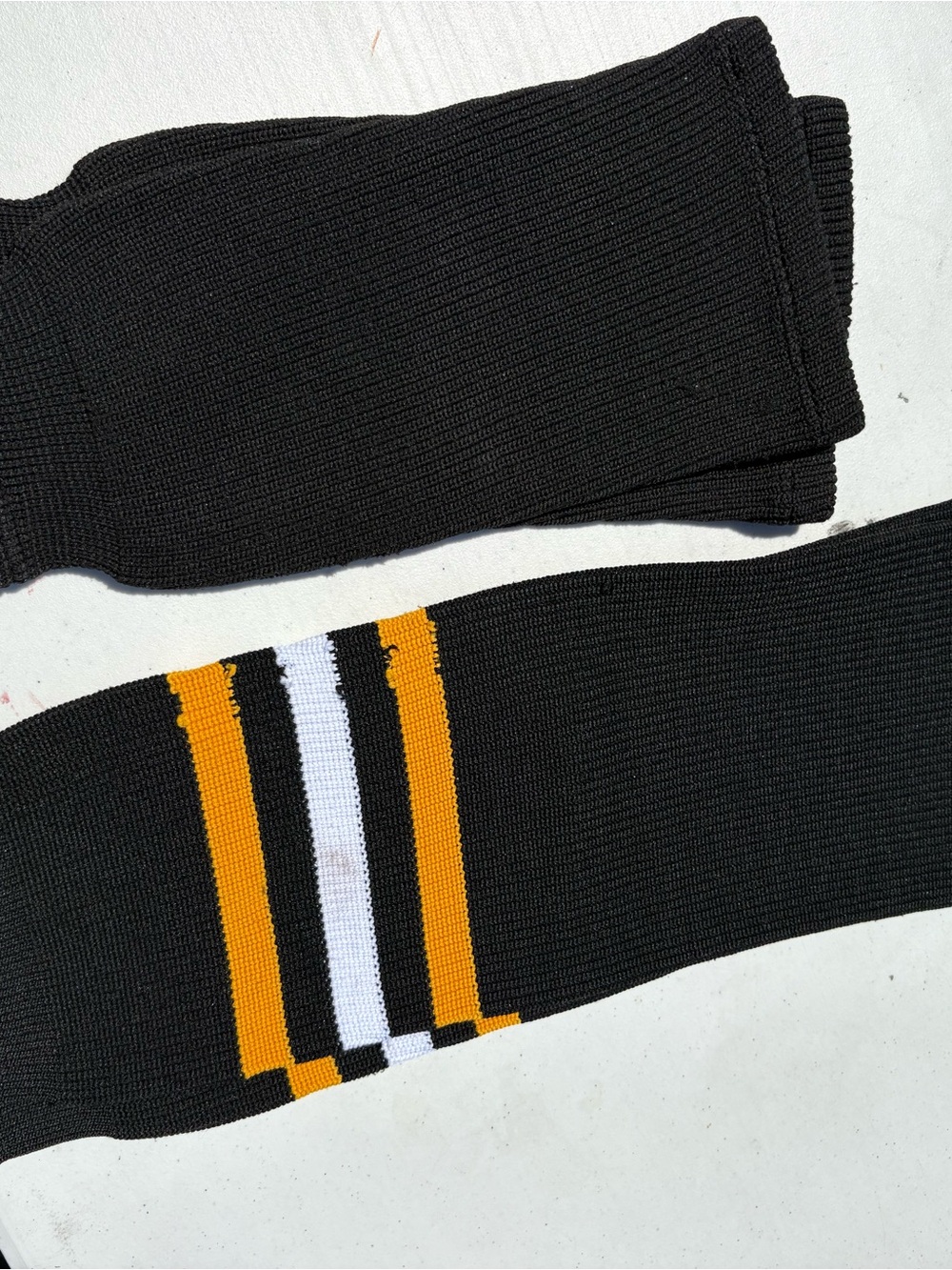 Black Boys Ice Hockey Athletic Socks